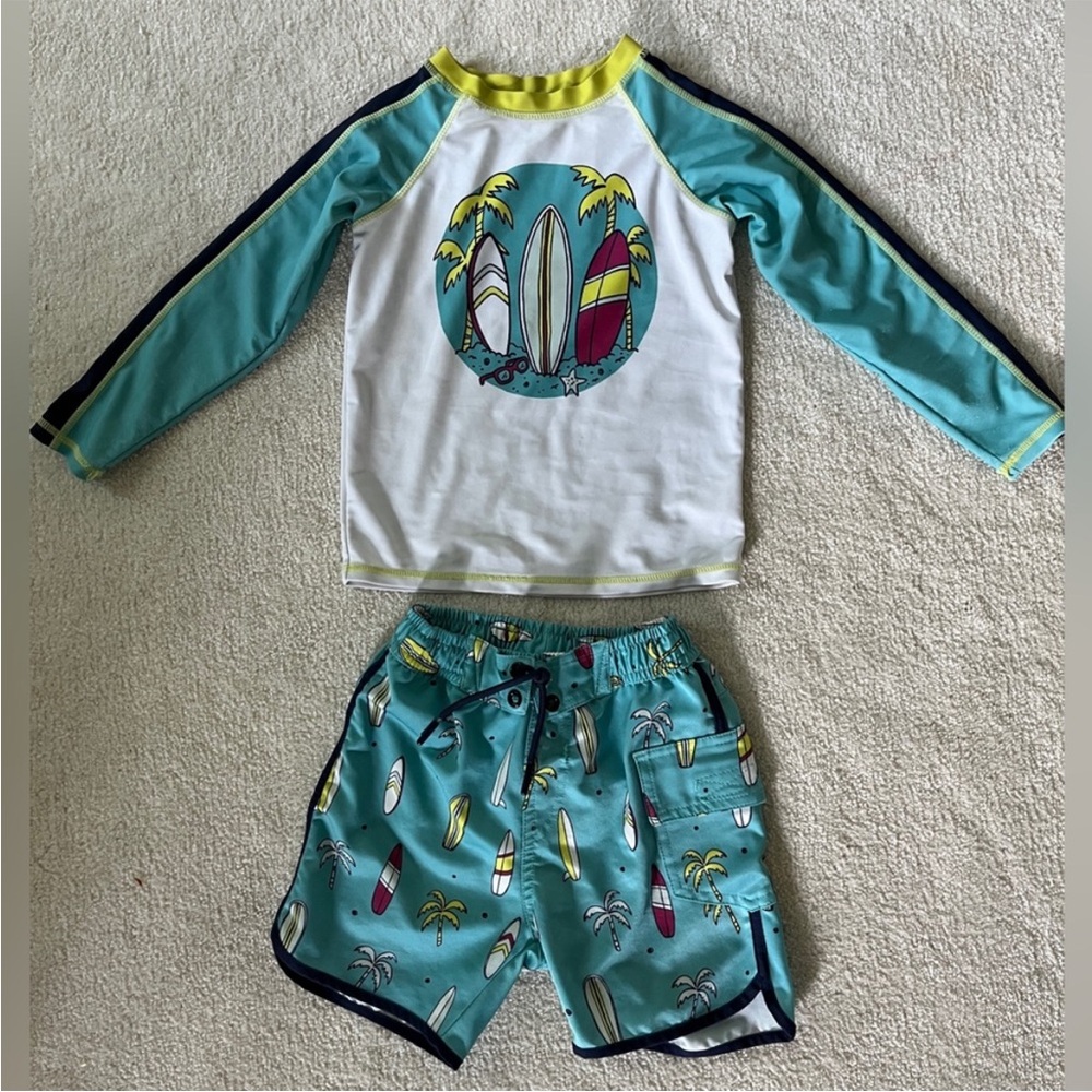 Sovereign Code Joyride Rashguard and shorts Set 3T-4T - Picture 2 of 4
